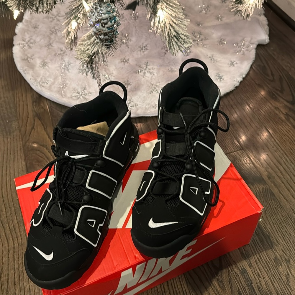 Nike Air More Uptempo Men’s Size 13, Black/ White